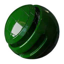 Green Glossy Tiles