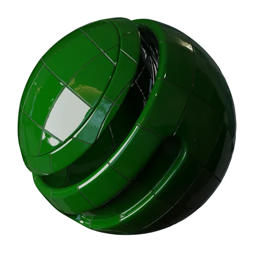 Green Glossy Tiles