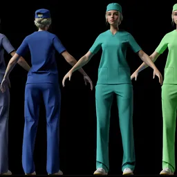 Doctor Nurse, Medical Scrubs