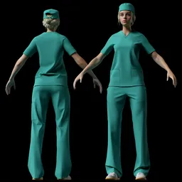 Doctor Nurse, Medical Scrubs