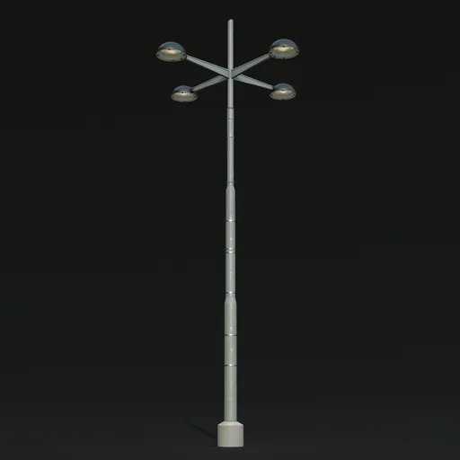 Vienna Quad Lamp – Urban Streetlight