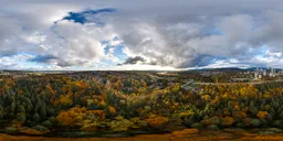 Fall City Dramatic Sky