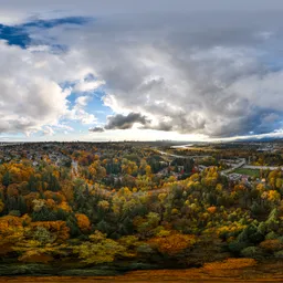 Fall City Dramatic Sky