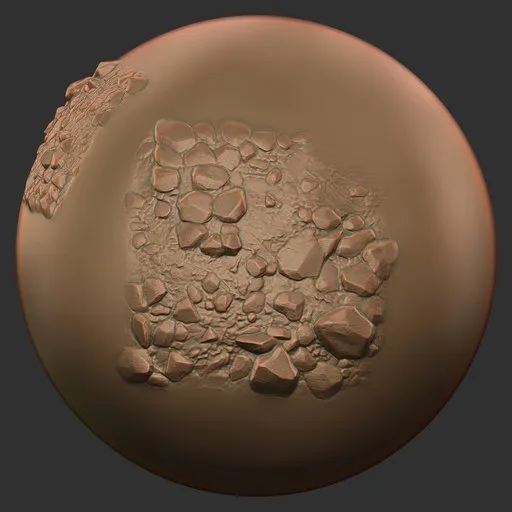 Gravel Brush Smooth Embedded