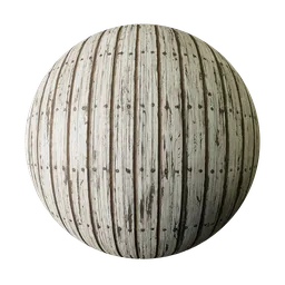 White wooden planks