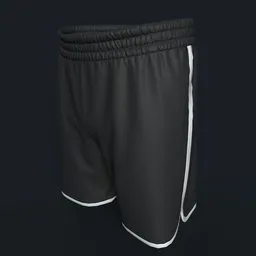 Black Men's Sports Shorts