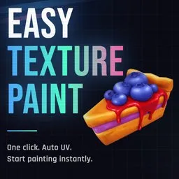 Easy Texture Paint - One-Click UV, Paint Modes & AO Shadows