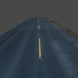 Road in Rural Area Photoscan