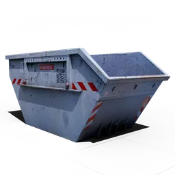 Big Blue Steel Container