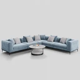 Sofa Michel Corner Velvet