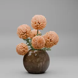 Chrysanthemum Vase