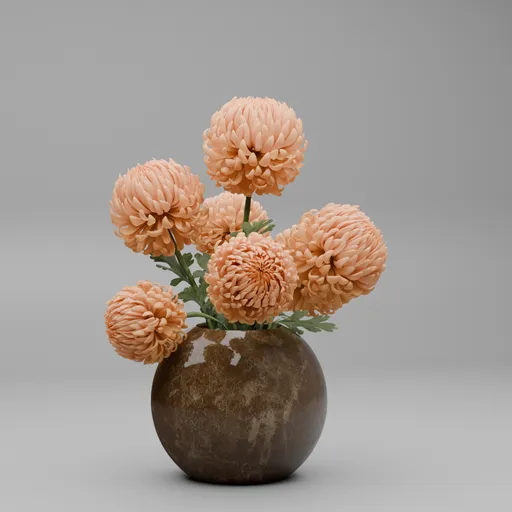Chrysanthemum Vase