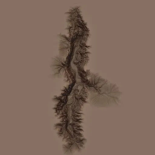 Canyon Landscape Terrain Brush