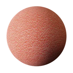 Wool Twill Terracotta Red