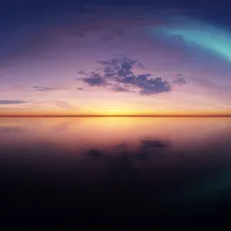 Pure Sky Twilight Aurora Lights