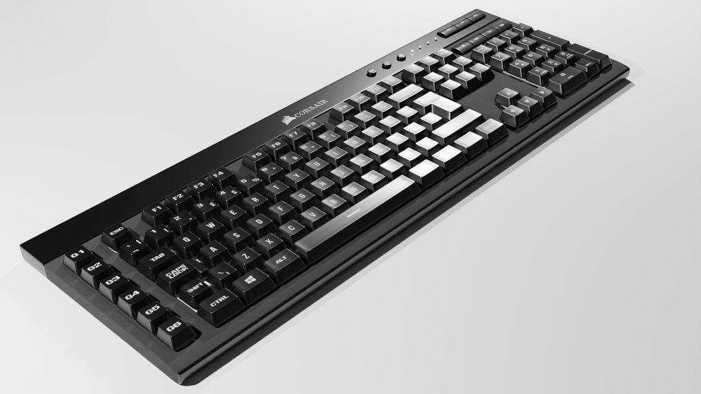Corsair Keyboard FREE Keyboards models BlenderKit