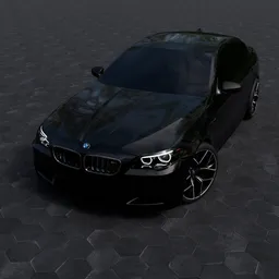 Bmw M5 F10(Rigged)