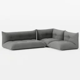 Flip floor sectional set