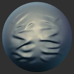 ER_Fabric Brush Stretched Ripple Fold