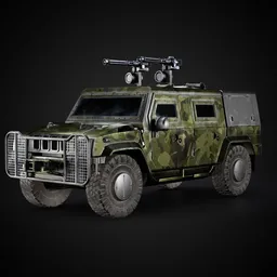 EM Military Vehicle | Rigged |