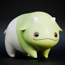 Hippo Creature (Rigged)