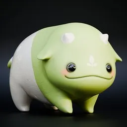 Hippo Creature (Rigged)