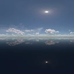 Sky, clouds, sea, water.exr