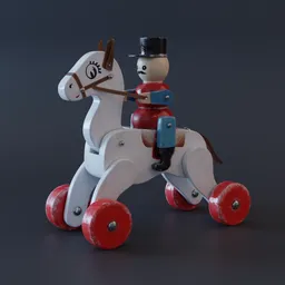 Children's toy horse