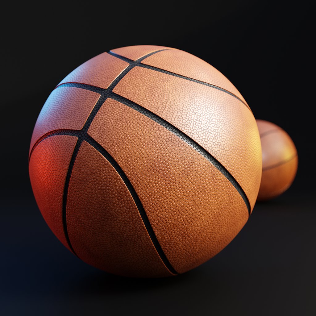 Basketball 3D Sport models BlenderKit