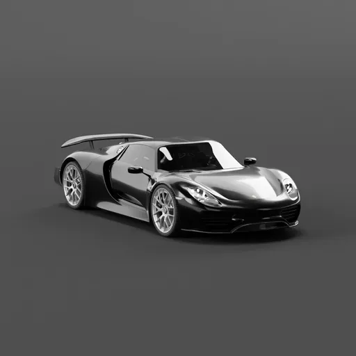 Porsche 918 spyder | FREE Luxury Cars models | Blendkit