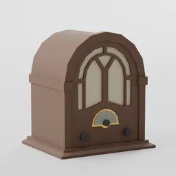 Old Radio - LowPoly