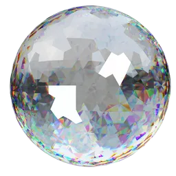 Procedural crystal glass