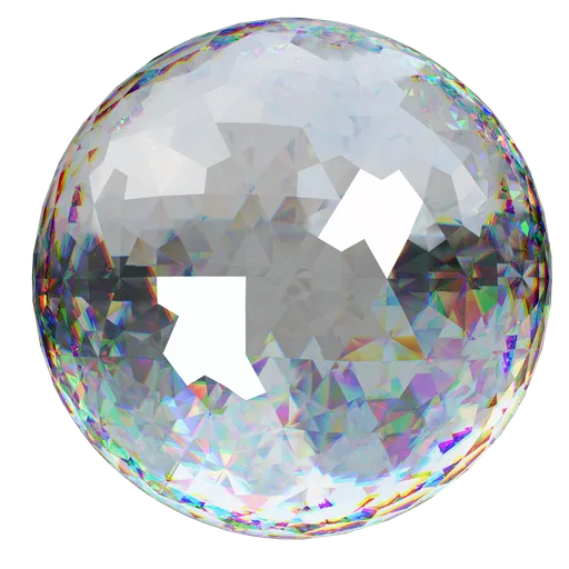 Procedural crystal glass