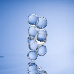 Bubble morphing effect