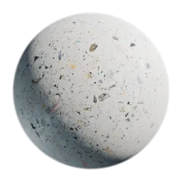 Colored Voronoi white marble