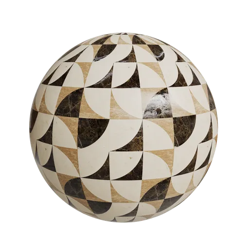 Contemporary marble tile