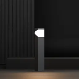 Kiran pillar light made of aluminium