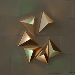 Modern Triangular Light
