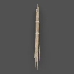 "Medieval Birch Rod 3D Model for Blender 3D - Ideal for decoration and torture scenes. Digitally restored with clear edges and game textures. Perfect for inventory items and immersive gameplay environments."