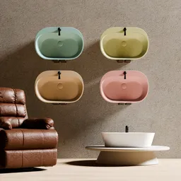 Ceramic Washbasin Set