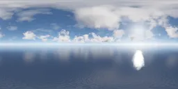 Scattered Clouds Ocean Day