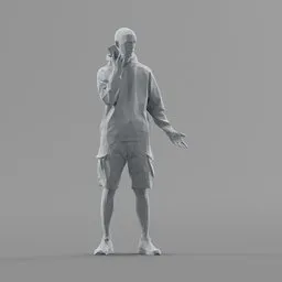 Lowpoly Male Standing
