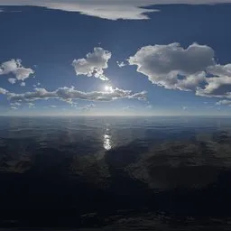 Morning sunshine cloud