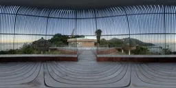 Observation deck at sunset 16k