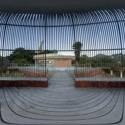 Observation deck at sunset 16k