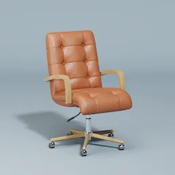 Leather office chair