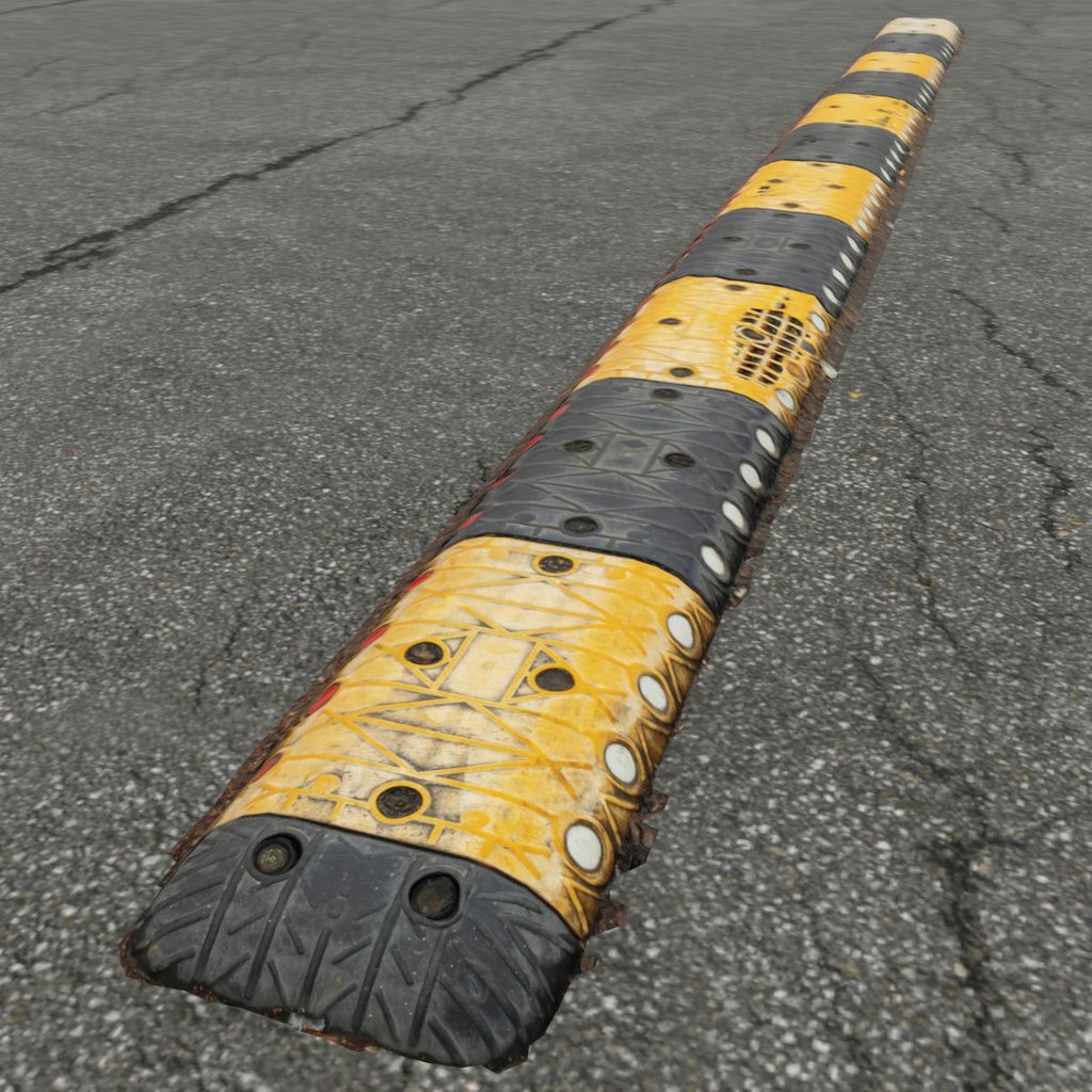 Speedbump | Urban Environment models | Blendkit