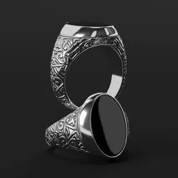 Silver Signet Ring