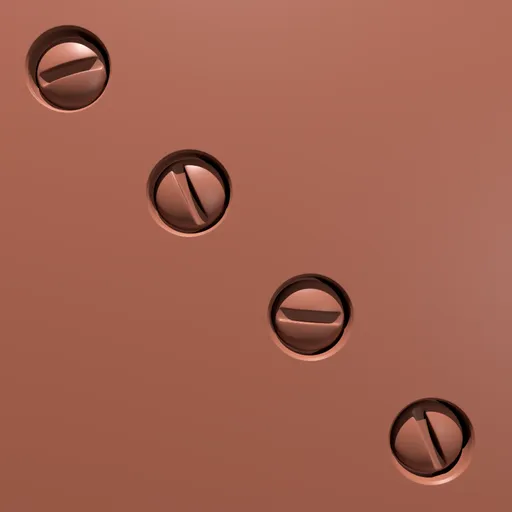 Sunken Flat Head Screw Brush - 01
