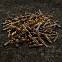 Seven Milimeter Bullet Pile